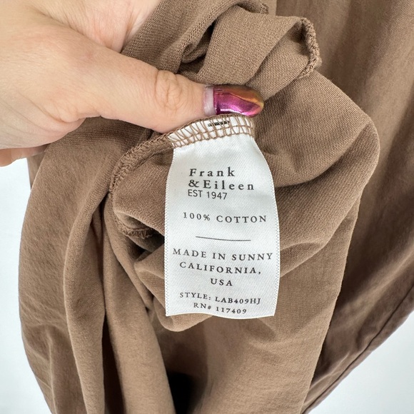 Frank & Eileen Cory Vintage Muscle Tshirt Maxi Dress Heritage Jersey Toasted Tan - Picture 7 of 8